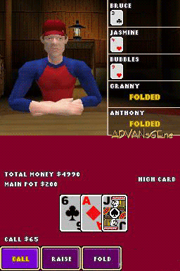 World Championship Poker screenshot 3 for Nintendo DS